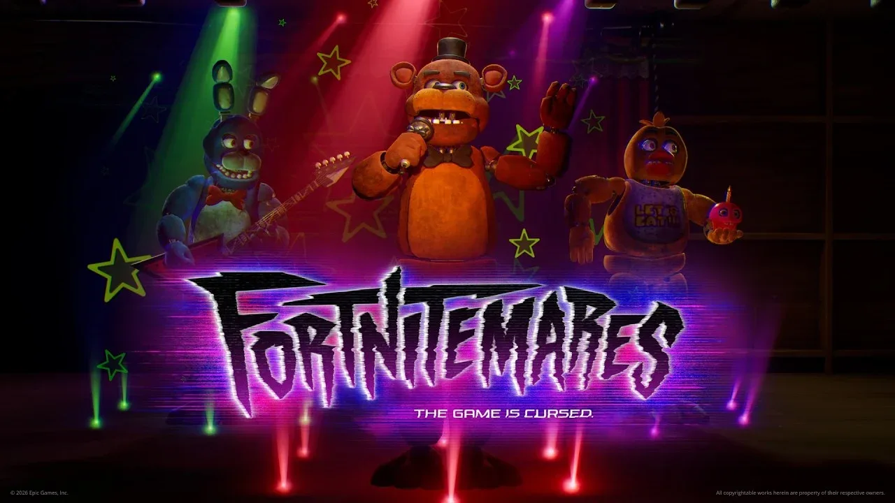 تصویر تبلیغاتی Fortnitemares با شخصیت‌های هالووینی